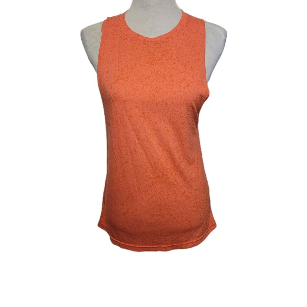 Adidas Women’s Orange Sleeveless Tank‎ Top Size XS Pre-Owned